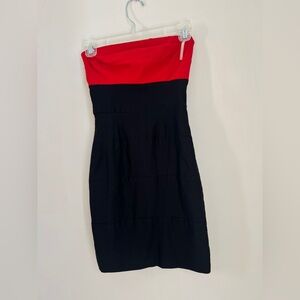 size 3 red and black cocktail dress (teezeme brand)